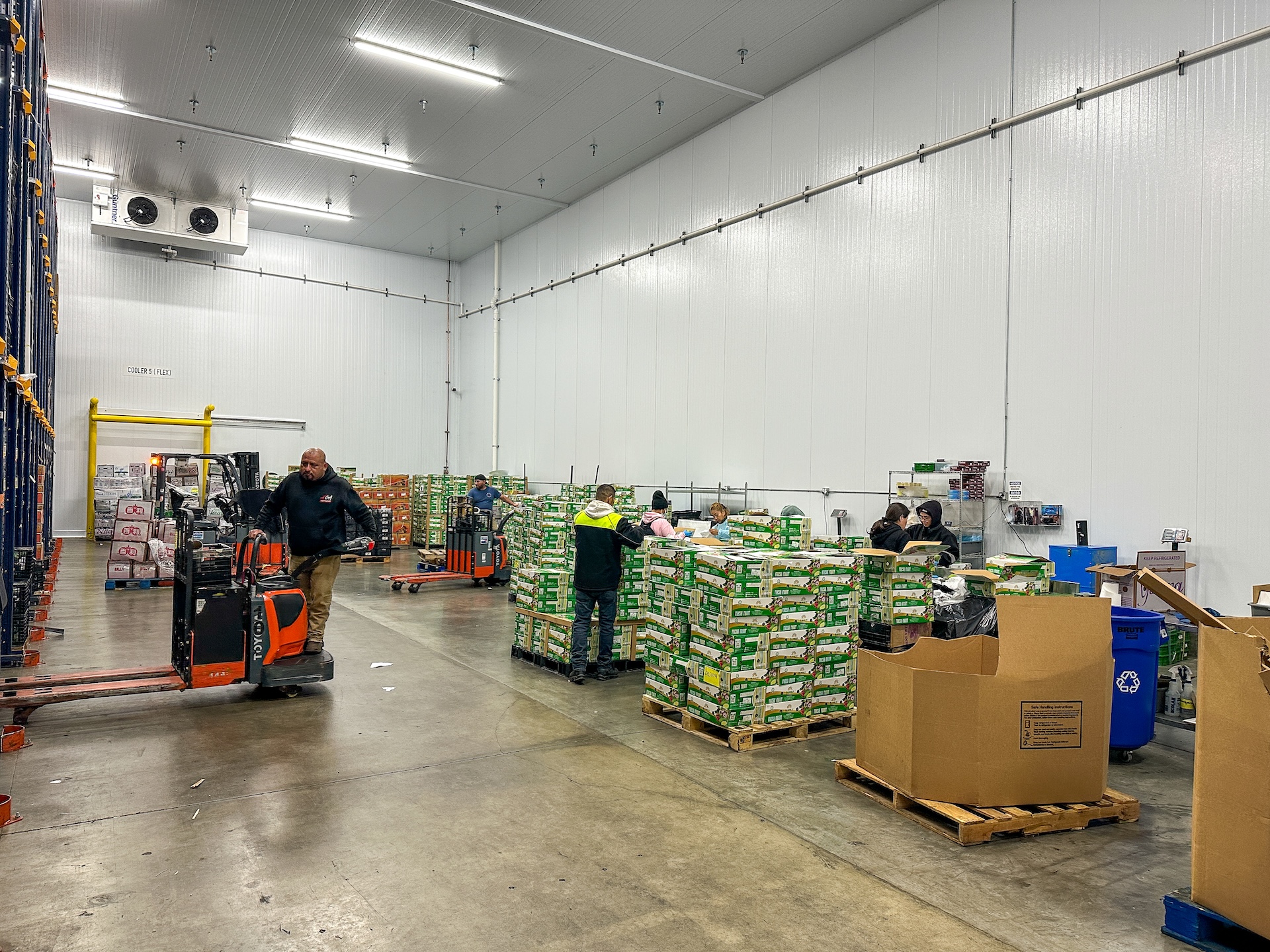 Robben Wholesale Distribution refrigerated packaging room